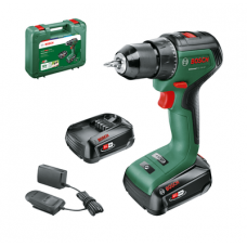 BOSCH UniversalDrill 18V-60 gręžtuvas - suktuvas 2x2 Ah